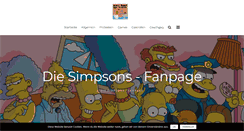 Desktop Screenshot of die-simpsons.de